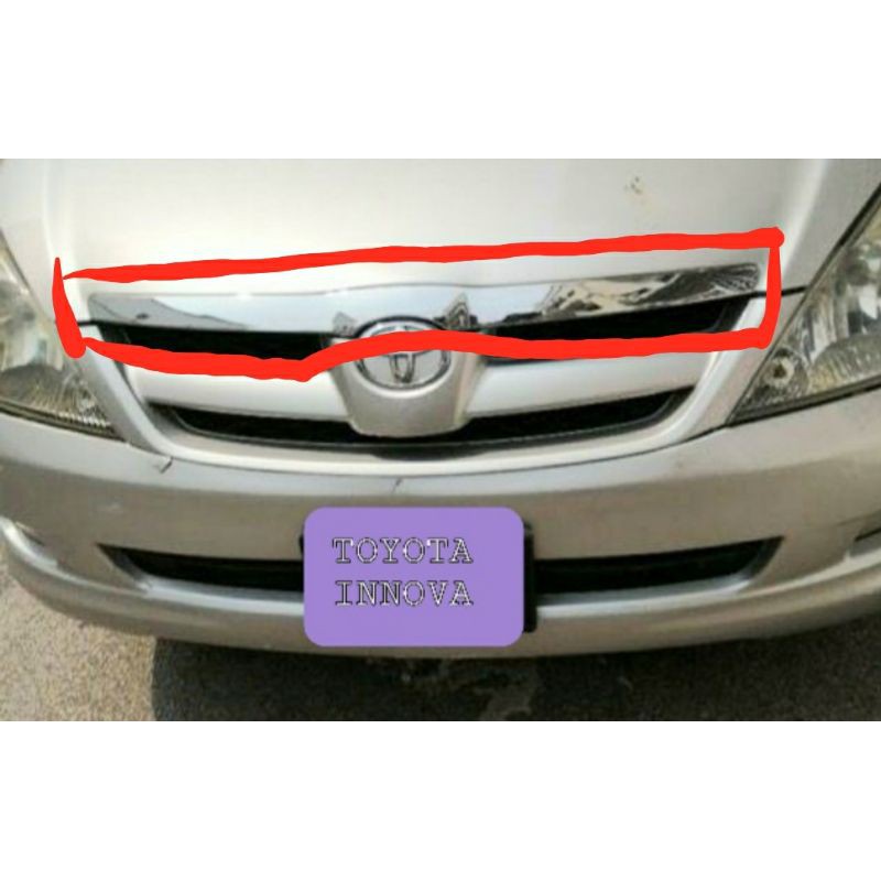 TOYOTA INNOVA FRONT BONNET GARNISH CHROME | Shopee Malaysia