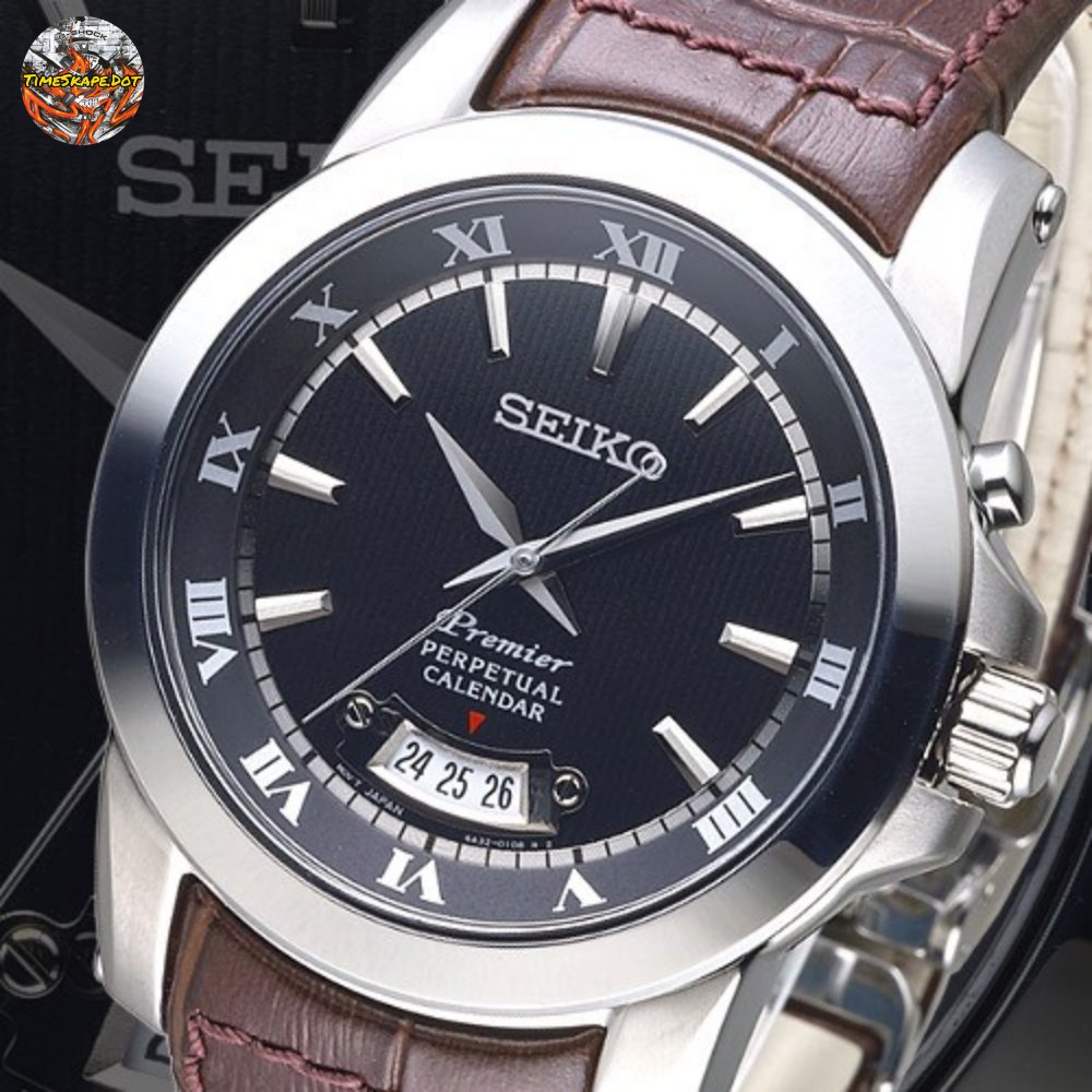 Seiko Premier SNQ149P1 Perpetual Calendar Shopee Malaysia