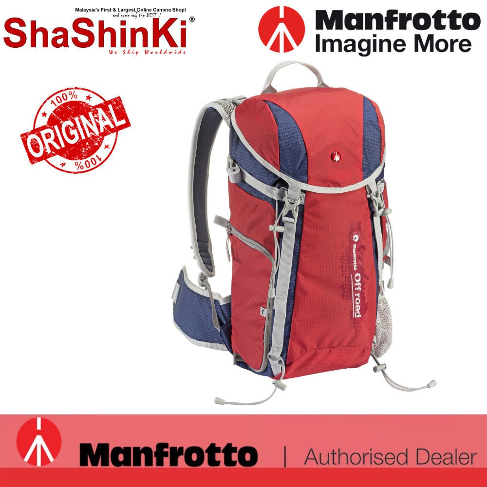 DEAL OF THE DAY Manfrotto Off road Hiker Backpack 20L Red Pre Order Limited Quantity