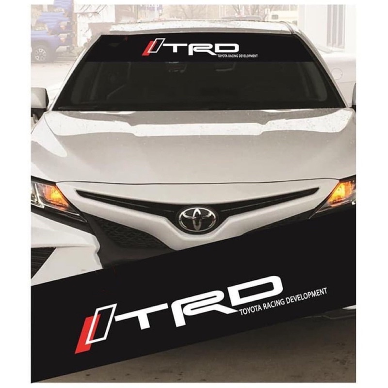 [Ready Stock] K487# TRD Toyota Racing Development Windshield Stickers ...
