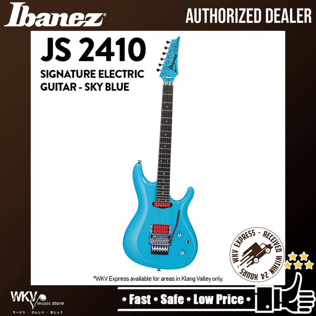 Ibanez JS2410 Joe Satriani Signature Electric Guitar - Sky Blue (JS2410 ...