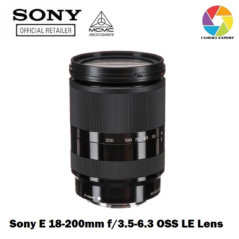 Sony E 18-200mm f3.5-6.3 / 18-200mm f/3.5-6.3 OSS LE Lens