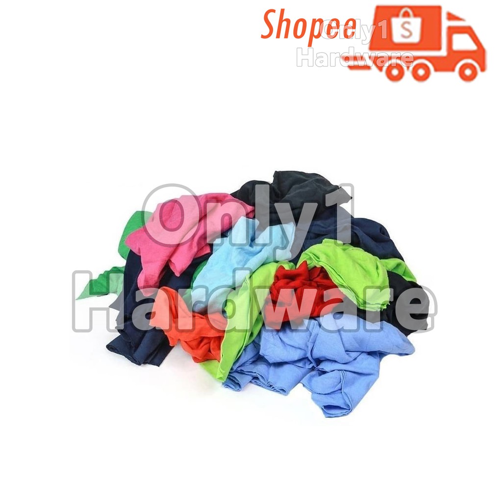 1KG COTTON RAG LOOSE CLEANING LOOSE CUT COTTONG RAG | Shopee Malaysia