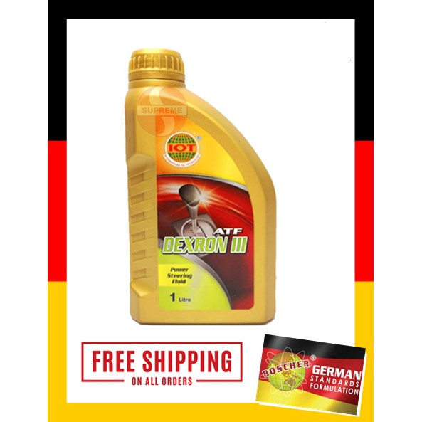 ATF Dexron III Auto Transmission Fluid & Power Steering Fluid 1Liter