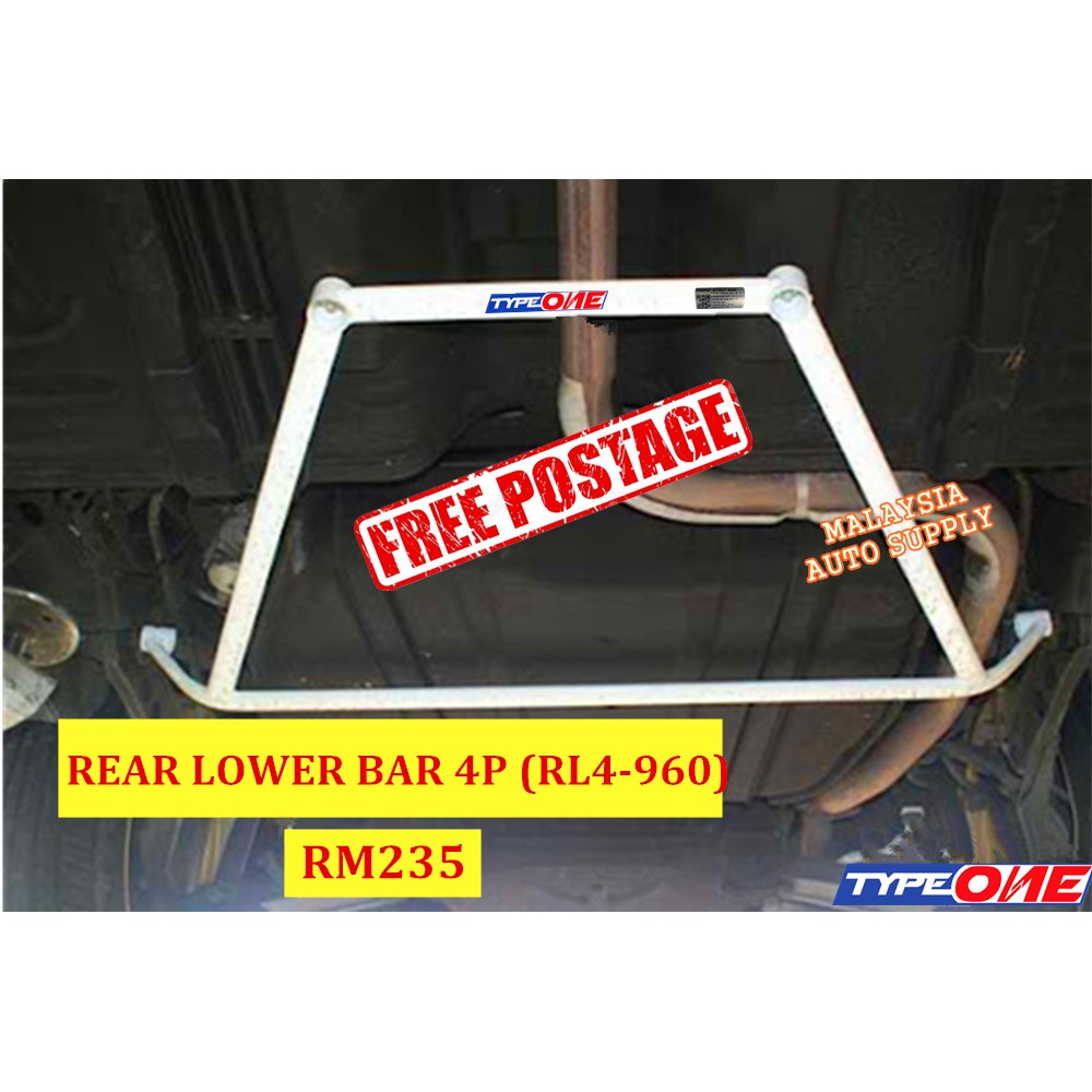 100 Ori Type One Bar PROTON GEN2 / WAJA / PERSONA FRONT STRUT BAR / REAR ANTI ROLL BAR / REAR