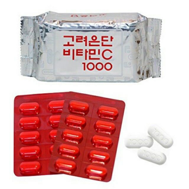 Korean Vitamin C Eun Dan Vitamins (1 Pack Of 60 Tablets) Shopee Malaysia