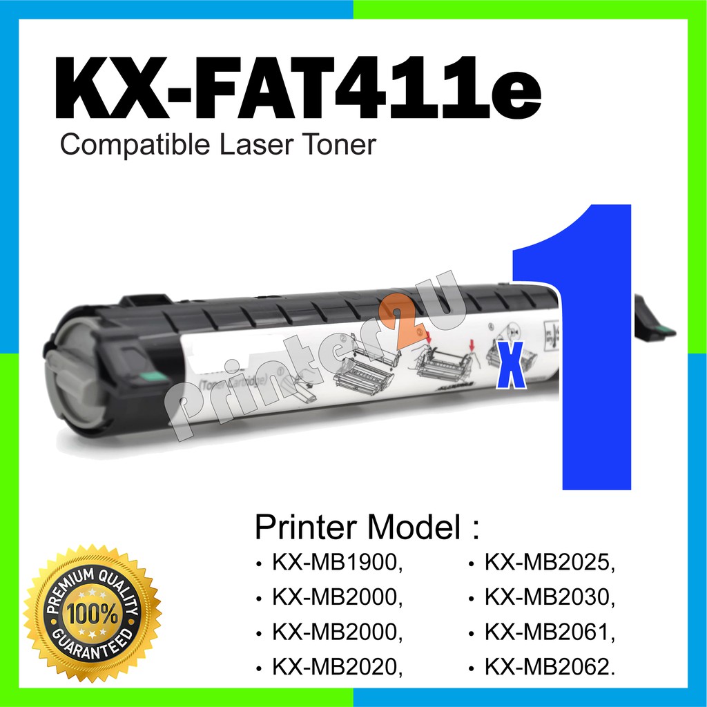 Toner Compatibile Panasonic KX-FAT411X Per KX-MB2061 / KX-MB2062 – Nero