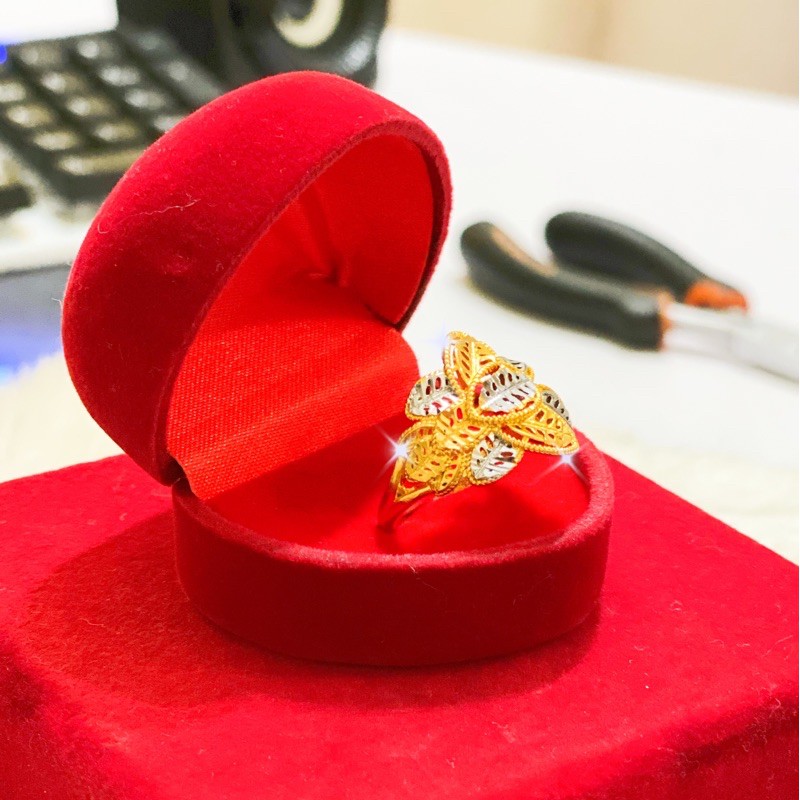 CINCIN DAUN KETUM EXCLUSIVE COP 916 ( Emas bangkok / Emas korea 24k ...