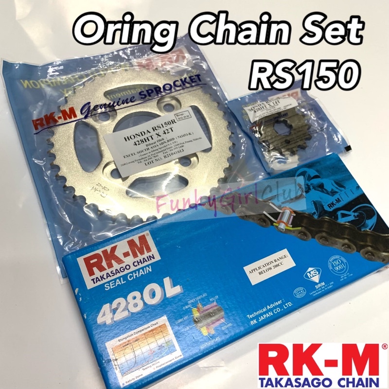 Honda rs 150 sprocket combination on sale