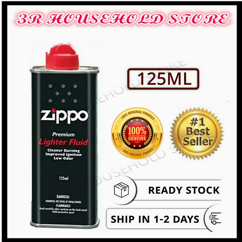 ZIPPO Lighter Fluid 125 ML / Minyak Zippo Original Made in USA Shopee