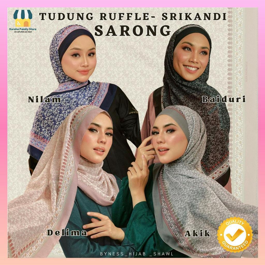 TUDUNGRUFFLE : Srikandi Sarong Series Tudung Shawl Cotton Silk Printed ...