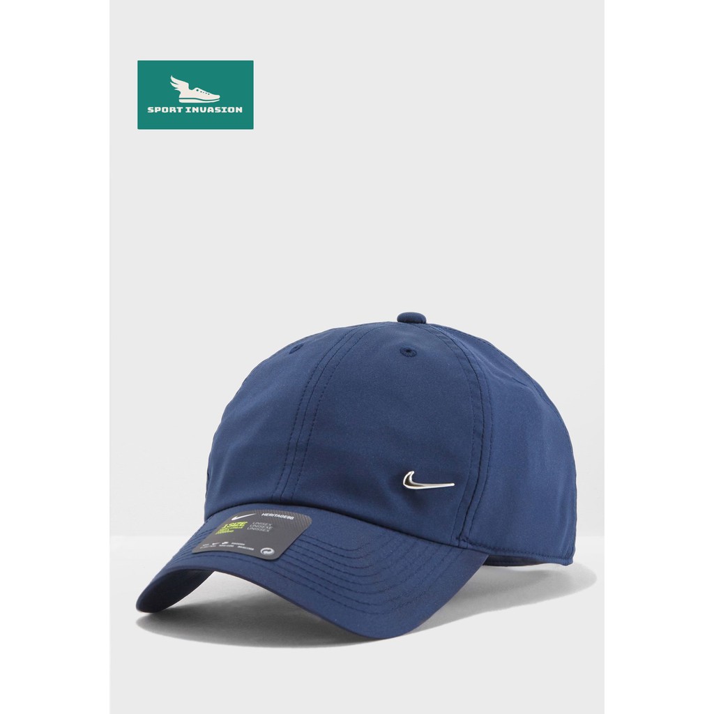 Nike Metal Swoosh Cap, Navy