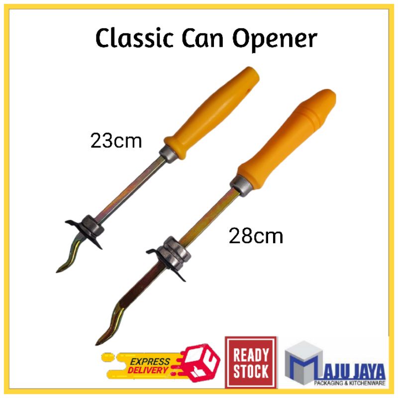 Classic Yellow Handle Can Tin And Bottle Opener / Pembuka tin Pemegang  Kuning CO181/CO182 [Maju Jaya]