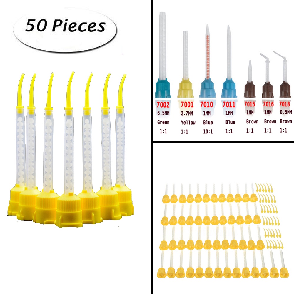 50pcs Dental Materials Dentistry Disposable Silicone Rubber Conveying