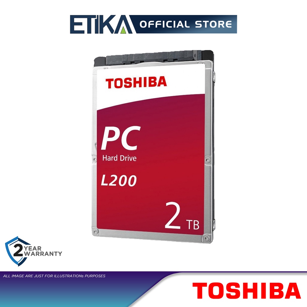 Toshiba L200 500GB | 1TB | 2TB | 2.5" 5400rpm SATA Laptop/ Notebook ...