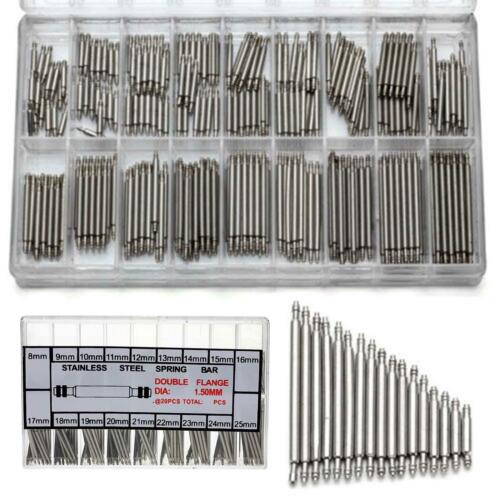 108/ 360pcs 8 to 25mm Watch Band Spring Bars Strap Watch Bracelet Link ...