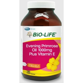 Bio-Life Evening Primrose Oil 1000mg Plus Vitamin E 180's (EXP 09/2023 ...