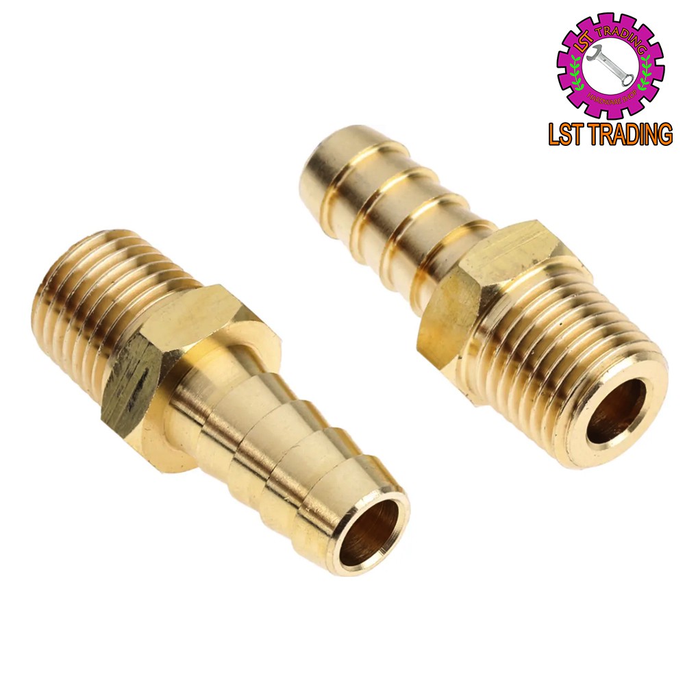 READY STOCKS] BRASS MALE HOSE FITTING / BRASS FITTING / BRASS MALE