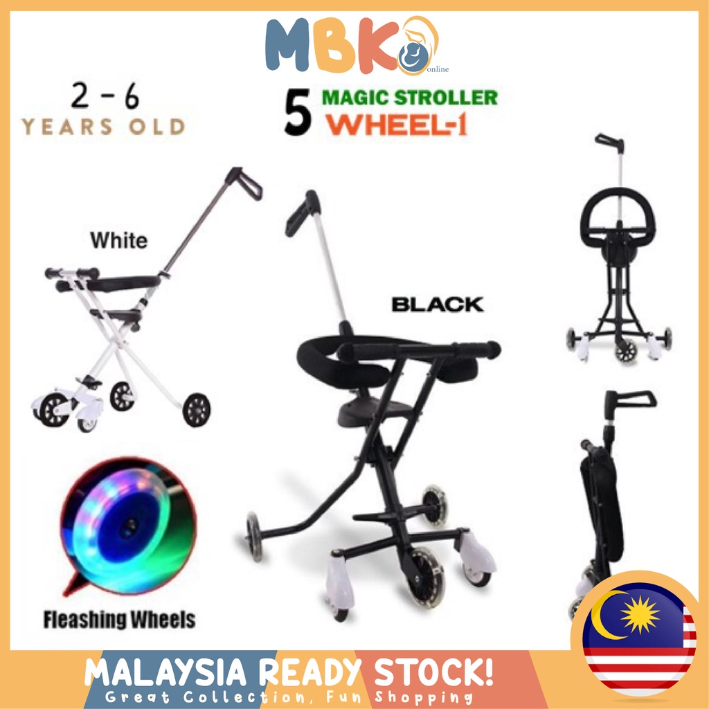 5 wheel magic outlet stroller