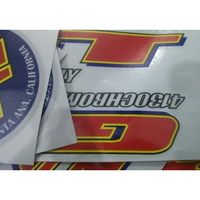 BMX GT Mach One Decal Transparent Sticker For Frame Size 16