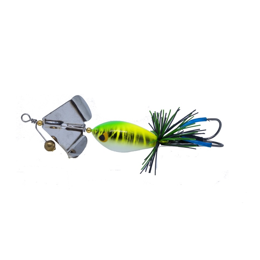 EXP Blast Slash Bait Buzzbait Fishing Casting Bait Wooden Frog Umpan ...