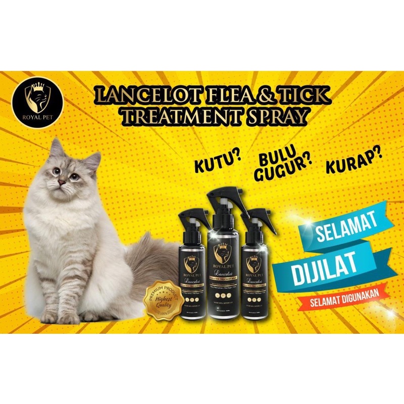 Royal Pet Spray Kutu 120ml ORIGINAL 🔥🔥 SPRAY KUTU KUCING TERBAIK 💯