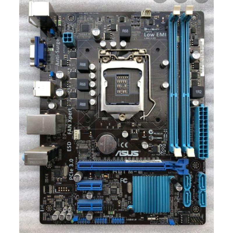 Asus H61M-C / D /E / K lga 1155 motherboard (used) | Shopee Malaysia