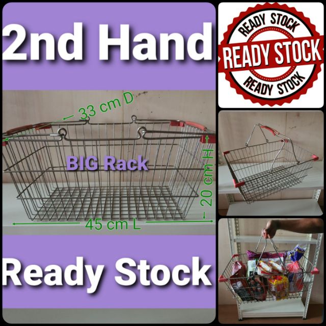 BIG Rack !!! 2nd Hand shopping basket (Big)!!!hot sale!!! Buy now ...