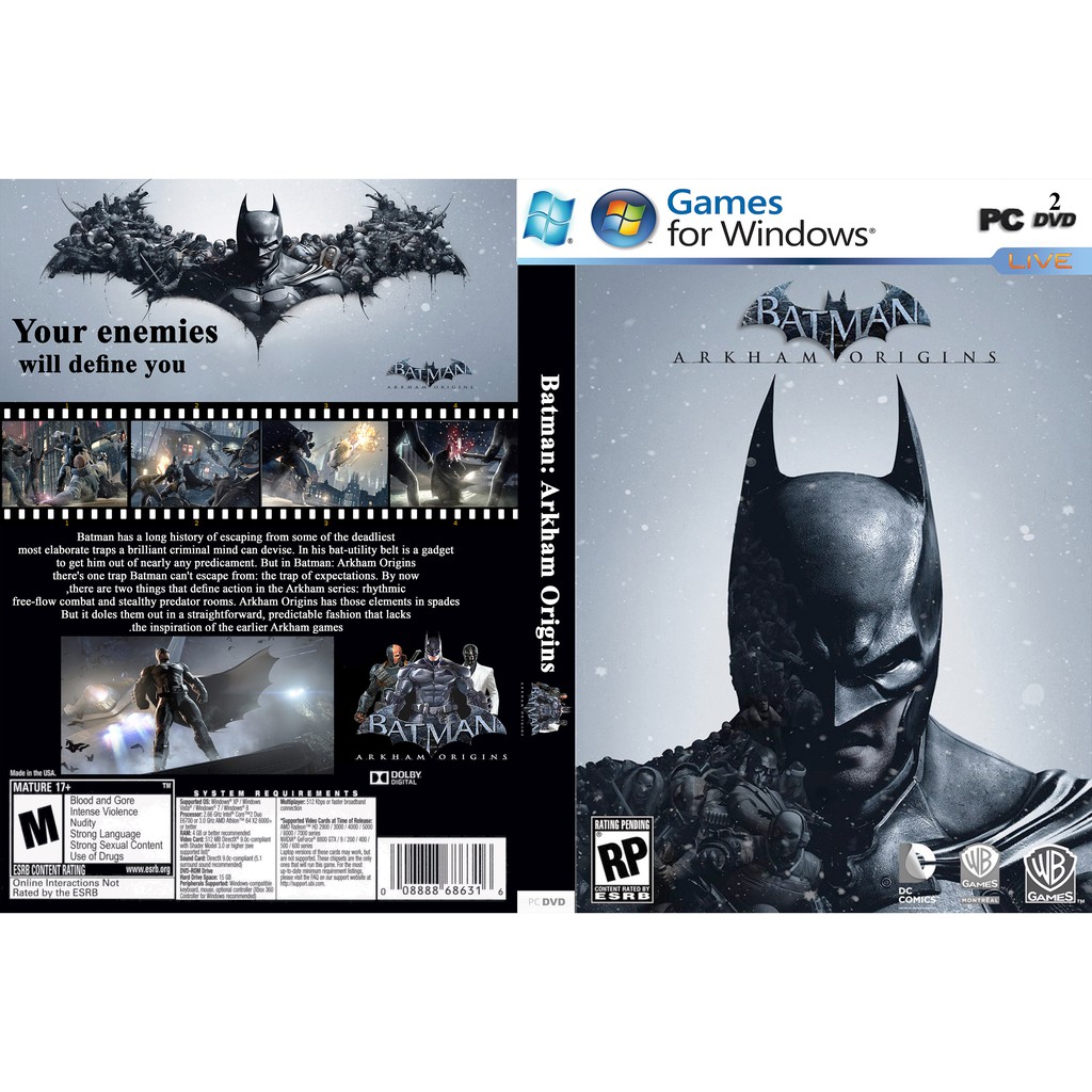 Batman Arkham Origins PC GAME [Offline] | Shopee Malaysia