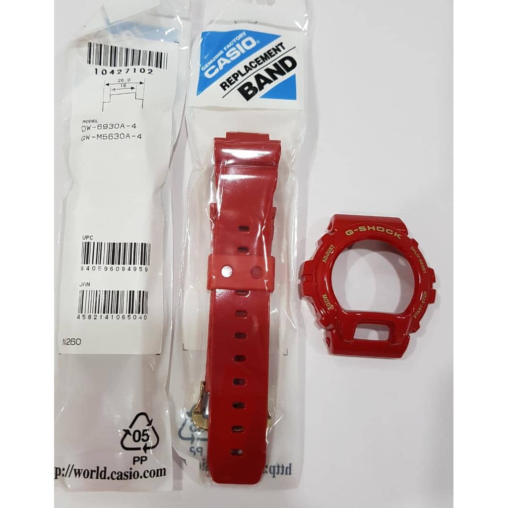 Casio G shock DW 6930A 4 Replacement Parts Band Bezel Shopee