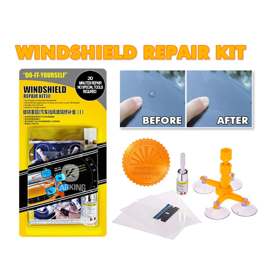 Auto Glass Repair Liquid Car Window Glass Crack Chip Repair Tool Kit