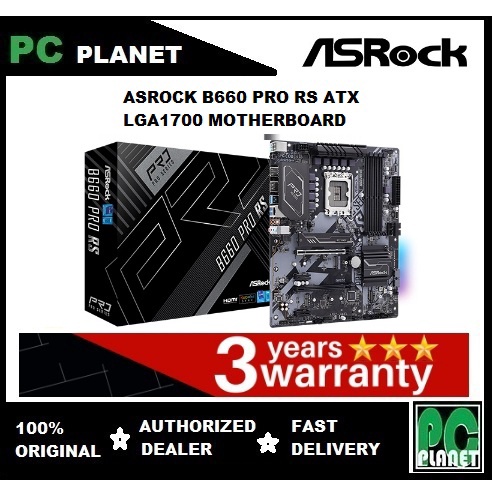 ASROCK B660 PRO RS ATX LGA1700 MOTHERBOARD - ASRK-B660-PRO-RS | Shopee ...