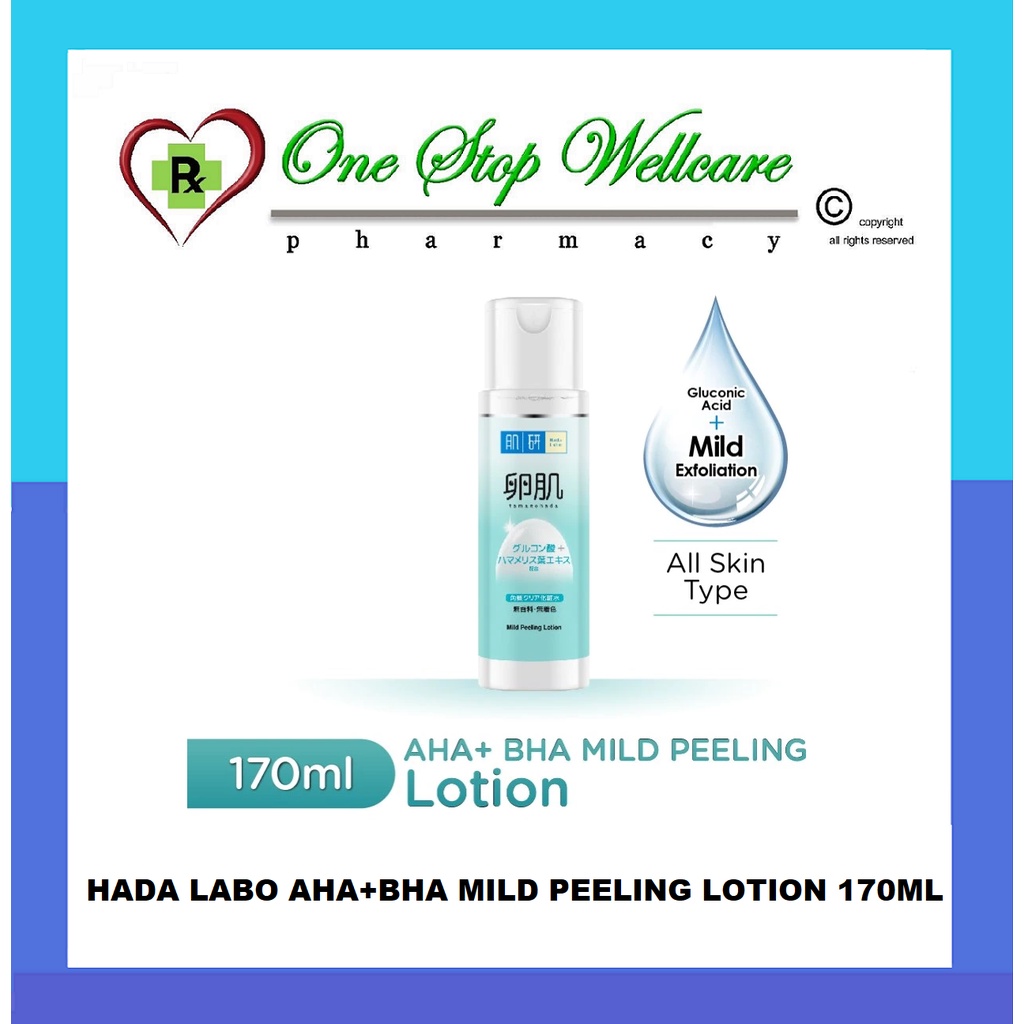 HADA LABO AHA+BHA MILD PEELING LOTION 170ML (EXP06/2025) Shopee Malaysia
