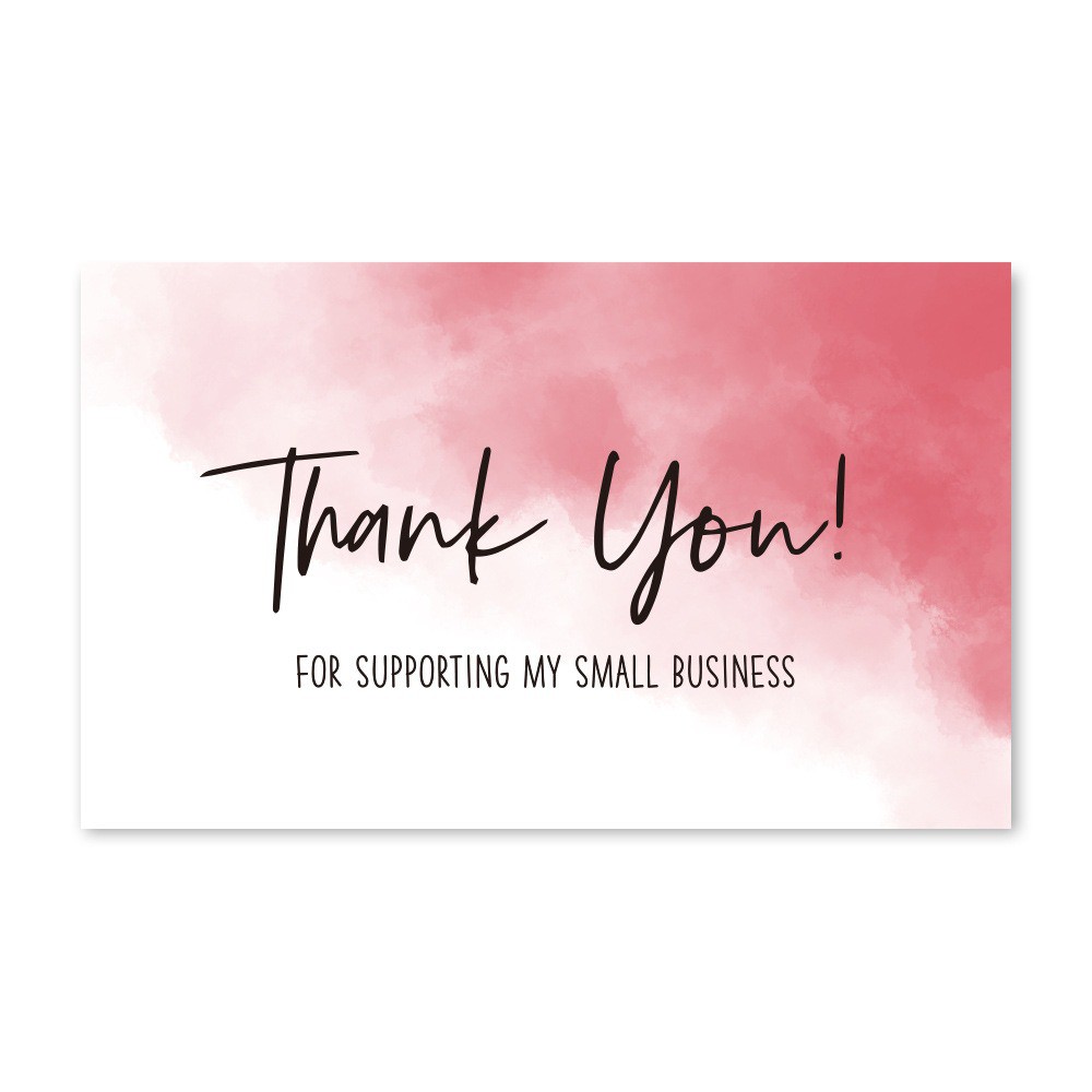 1pc Thank You Card Business Thank Card Kad Terima Kasih Gifts Gift Card ...