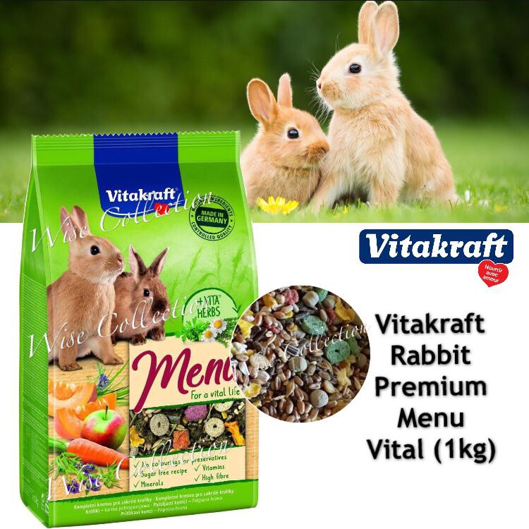 Vitakraft Menu Vital Rabbit Food 1kg Makanan Arnab Shopee Malaysia 9629