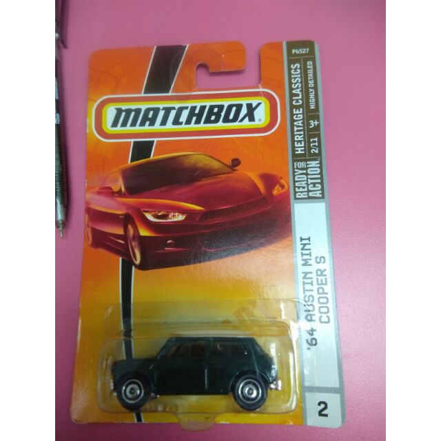 Matchbox Heritage Classics #19/100 - 1964 Austin Mini Cooper S, Dark Blue, 1:64 Scale Diecast Model Car - View #8