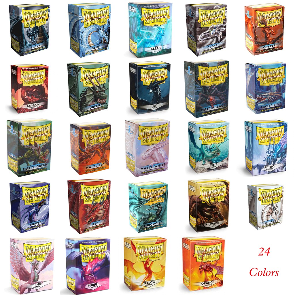 dragon shield card sleeve colors Amazon.com: Dragon Shield | Standard Size Card Classic Sleeves | 100 CT -  Smooth & Tough Premium TCG Sleeves main image 1