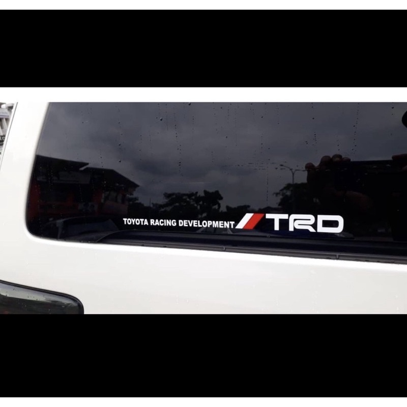 K491 # TRD Racing Development 2 Sides Stickers | Shopee Malaysia