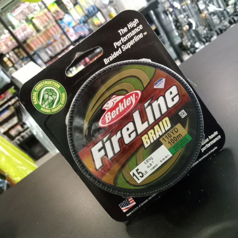 BERKLEY FIRELINE BRAID 110YD(100M) Shopee Malaysia