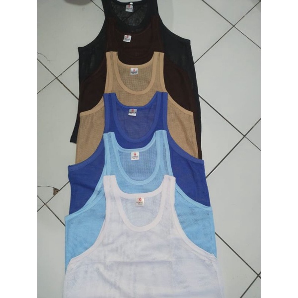 [Fi'iyasshop] Mixed color mesh singlet | Shopee Malaysia