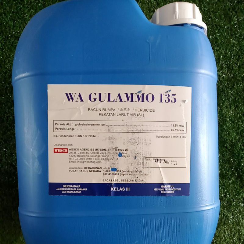 WA Gulammo 135 (basta ) racun rumput 20liter | Shopee Malaysia