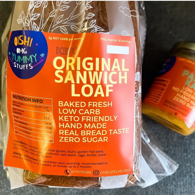 Keto Bread – Delicious Low Carb Bread – Fat For Weight Loss | Shopee