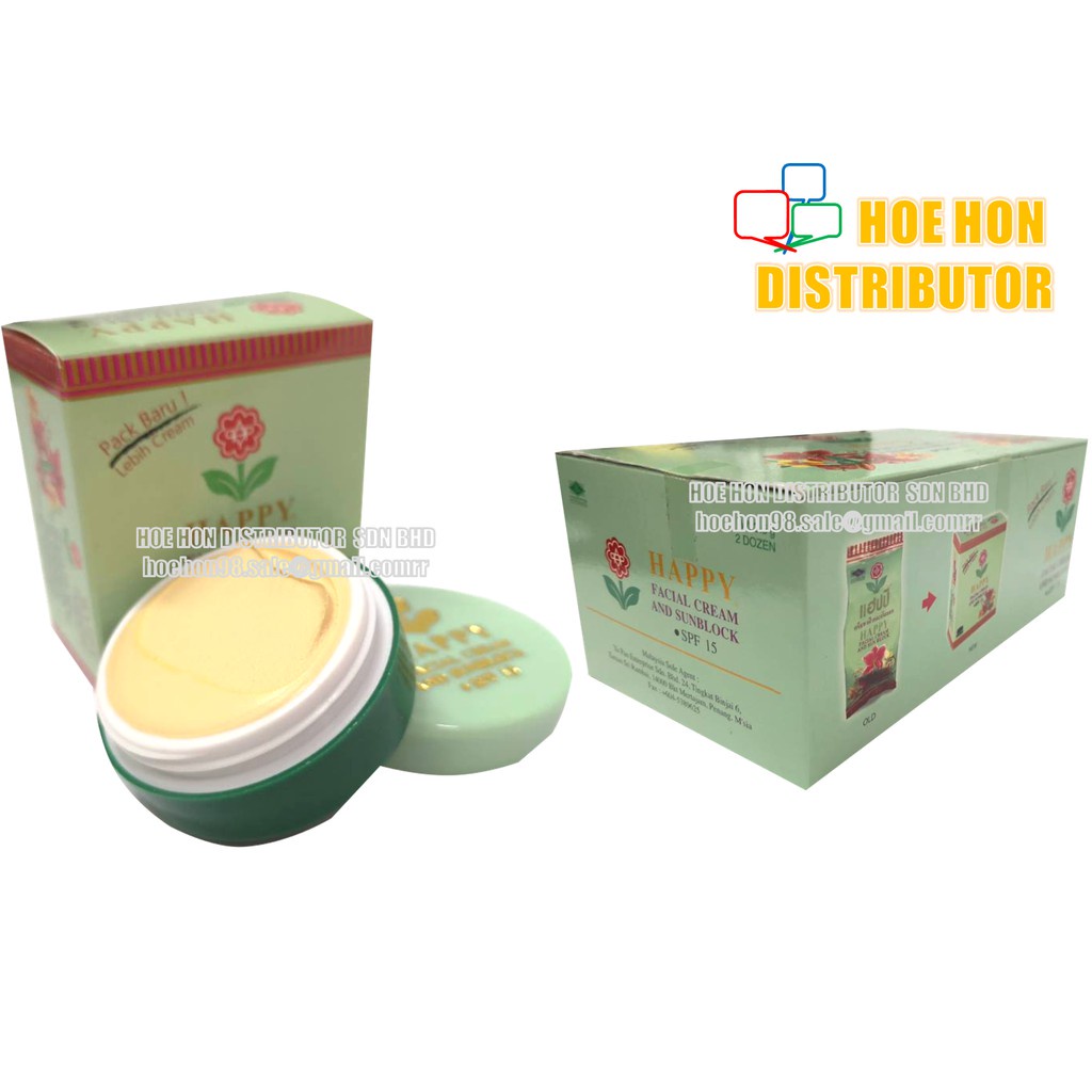 Happy Facial Cream and foundation 3.5g | Shopee Malaysia