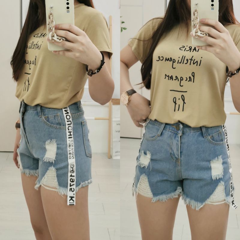 Korean Style Casual Shorts Jeans[Ready Stock] | Shopee Malaysia