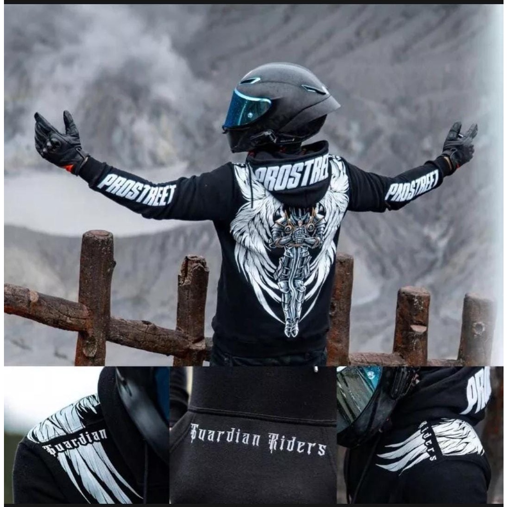 Guardian RIDERS PROSTREET Premium Hoodie Sweater Jacket, Thick Material ...