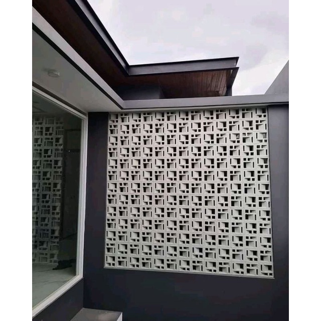 PUTIH Concrete ROSTER/ABU/White /NATURAL Cement/ Vents/Space Dividers ...