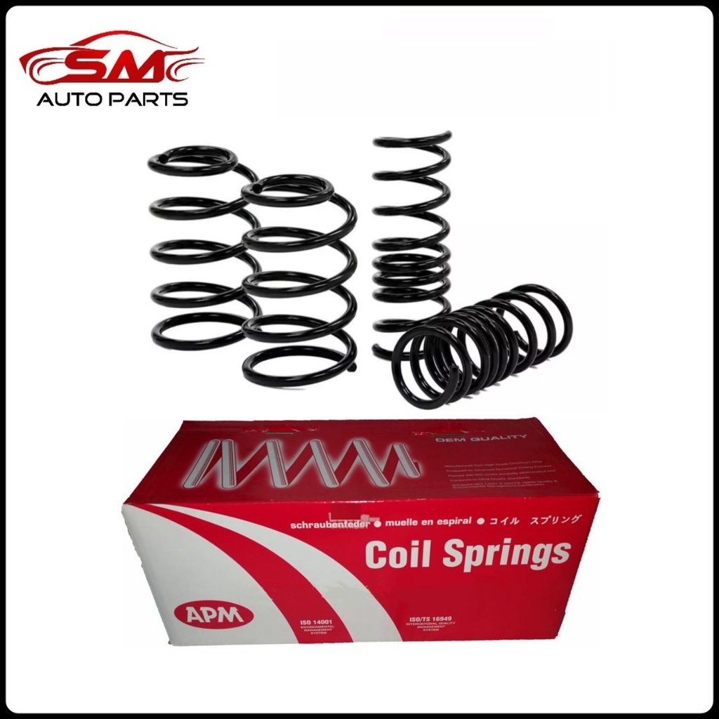 APM Standard Coil Spring Proton Waja 1Set 4Pcs Front Rear