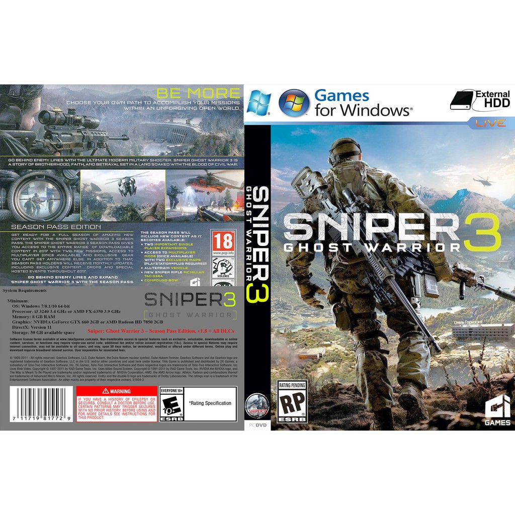 Sniper: Ghost Warrior 3 – Season Pass Edition, v1.8 + All DLCs PC GAME ...