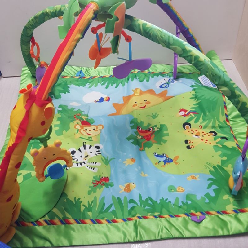 Fisher Price Rainforest & Melodies Light baby play gym Shopee Malaysia