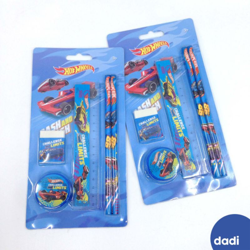 Hot wheels stationery store set